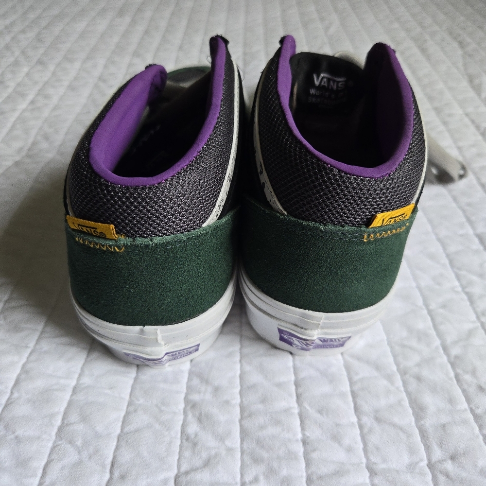 Vans Half Cab Vault Originals  Premiun Green And Purple Men 8.5 Skate 072025 - Picture 7 of 7